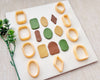 Essential Shape Cutters – 9 Polymer Clay Earring Cutters