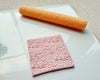Matisse Inspired Texture Roller for Polymer Clay – Resin Roller with Abstract Leaf & Shell Pattern