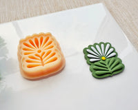 Debossing Retro Daisy Polymer Clay Cutter – Bold Summer Flower Design for Earrings & Crafts