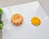 Radiant Sun Clay Cutter – Spiral Sun with Rays for Polymer Clay