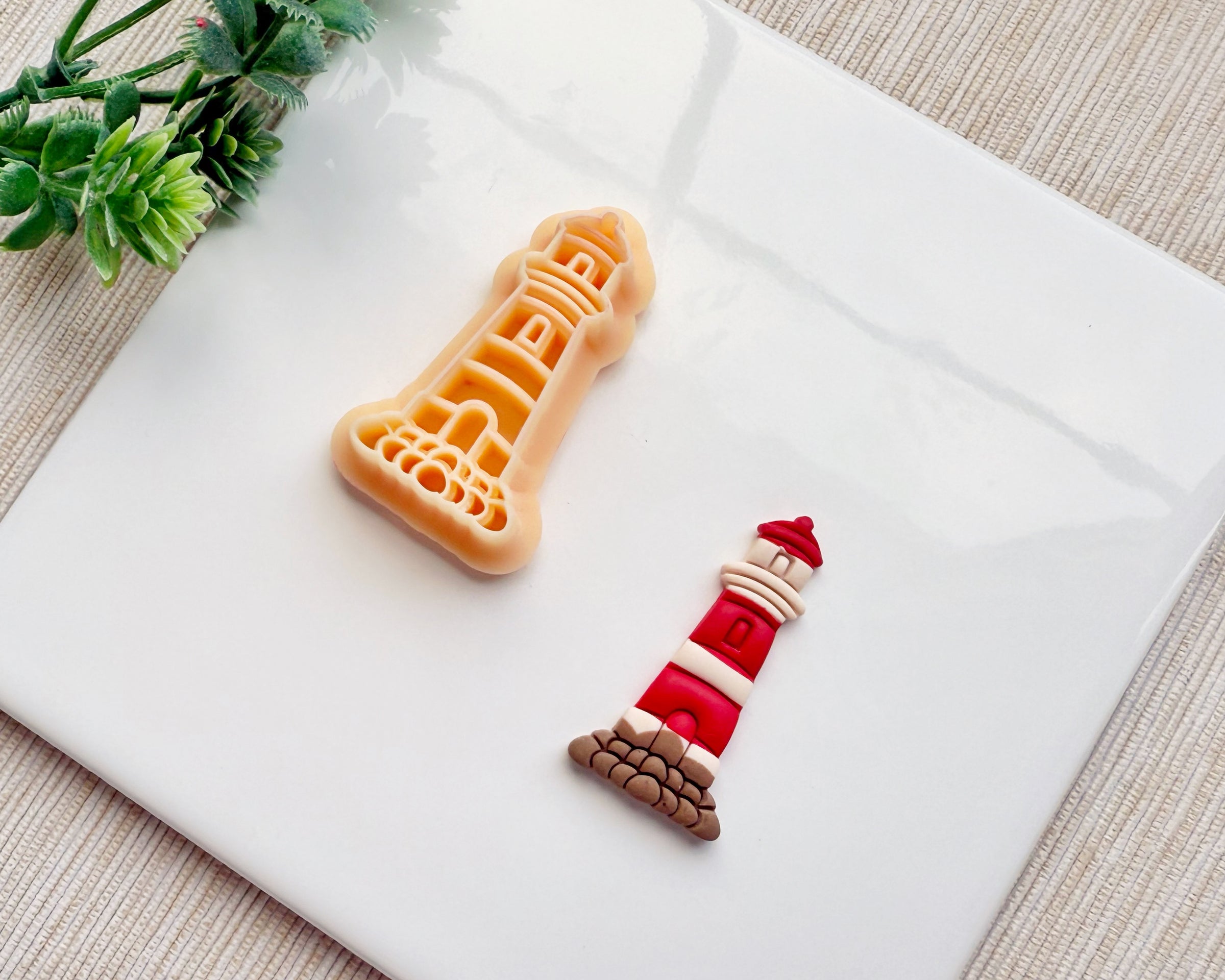 Lighthouse Clay Cutter – Nautical Polymer Clay Earring Cutter