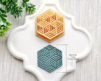 Embossing Hexagon Clay Cutter - June 27th Launch