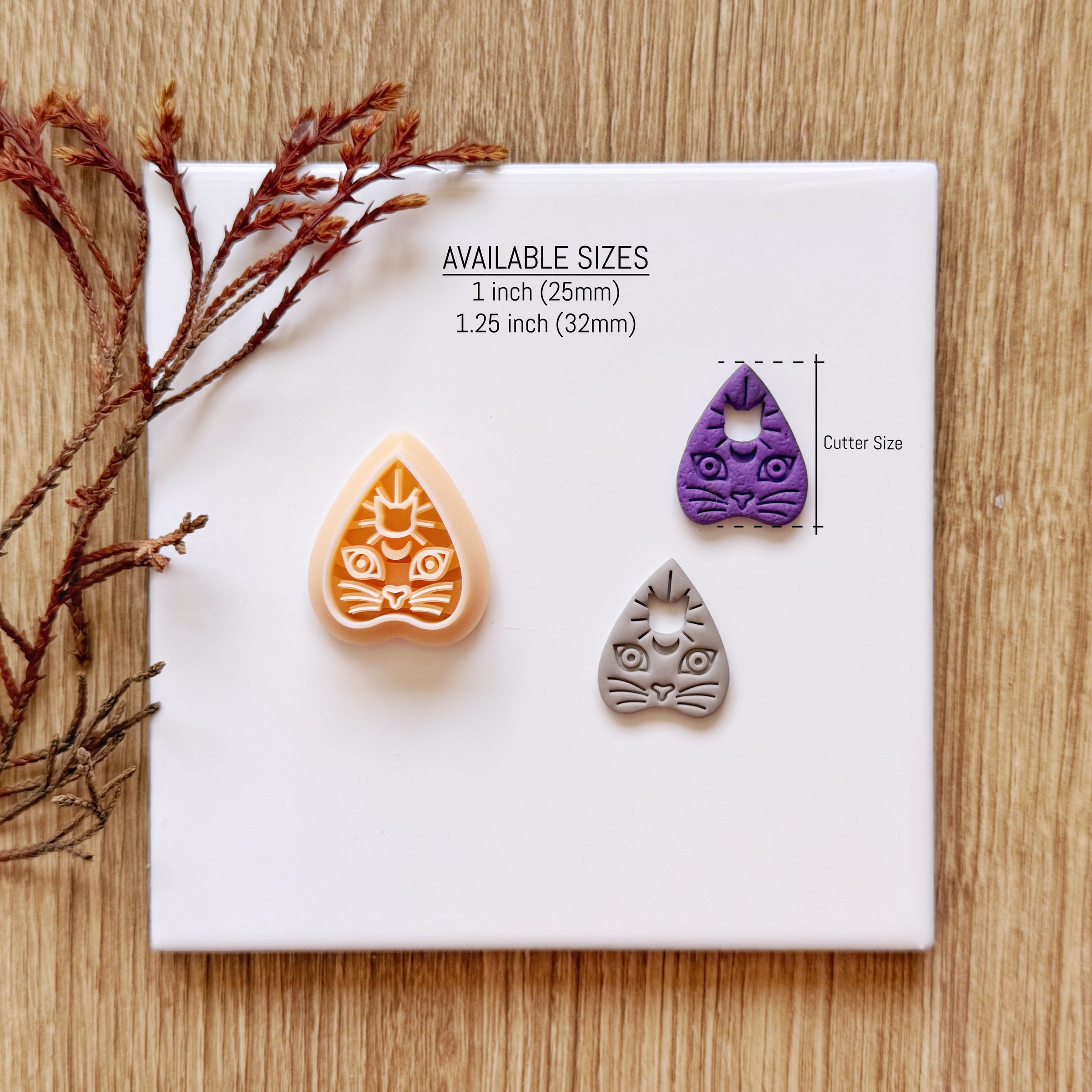 Cat Planchette Clay Cutter