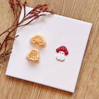 Mushroom Ghost Clay Cutter Set