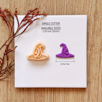 Floral Witch Hat Clay Cutter