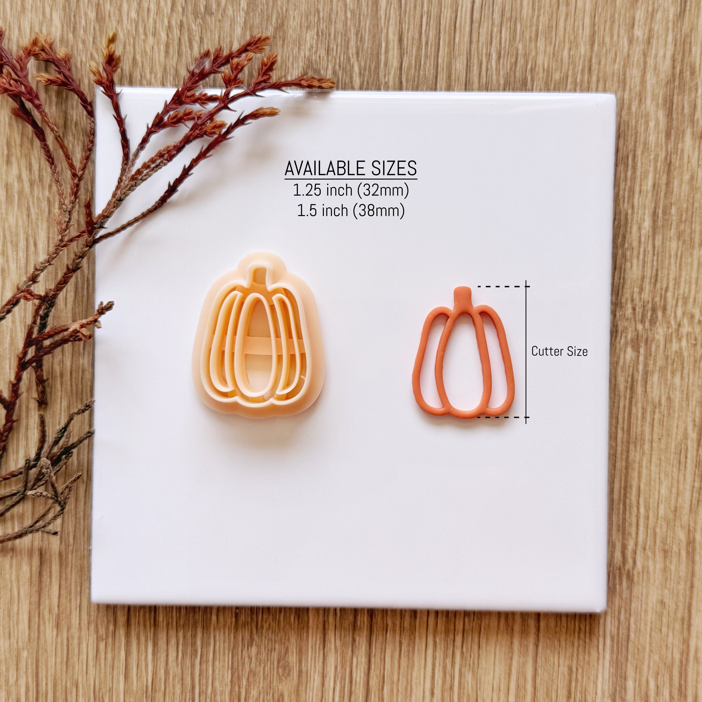 Pumpkin Cutout Clay Cutter