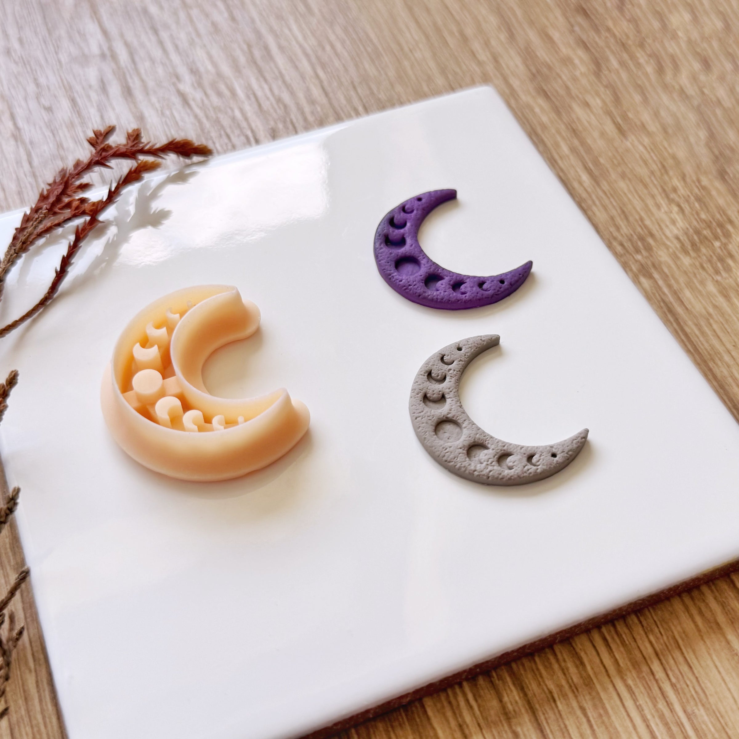 Moon Phase Crescent Moon Clay Cutter