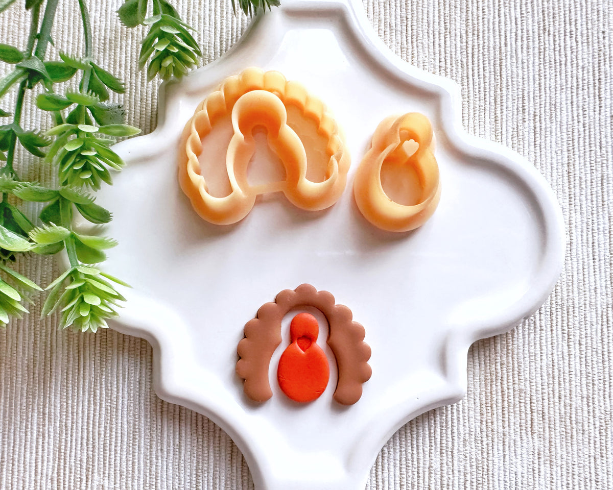 Thanksgiving Turkey Fall Clay Cutter Set - July13th Launch