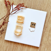 Paper Bag Ghost Clay Cutter Set