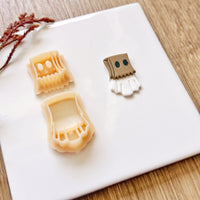 Paper Bag Ghost Clay Cutter Set