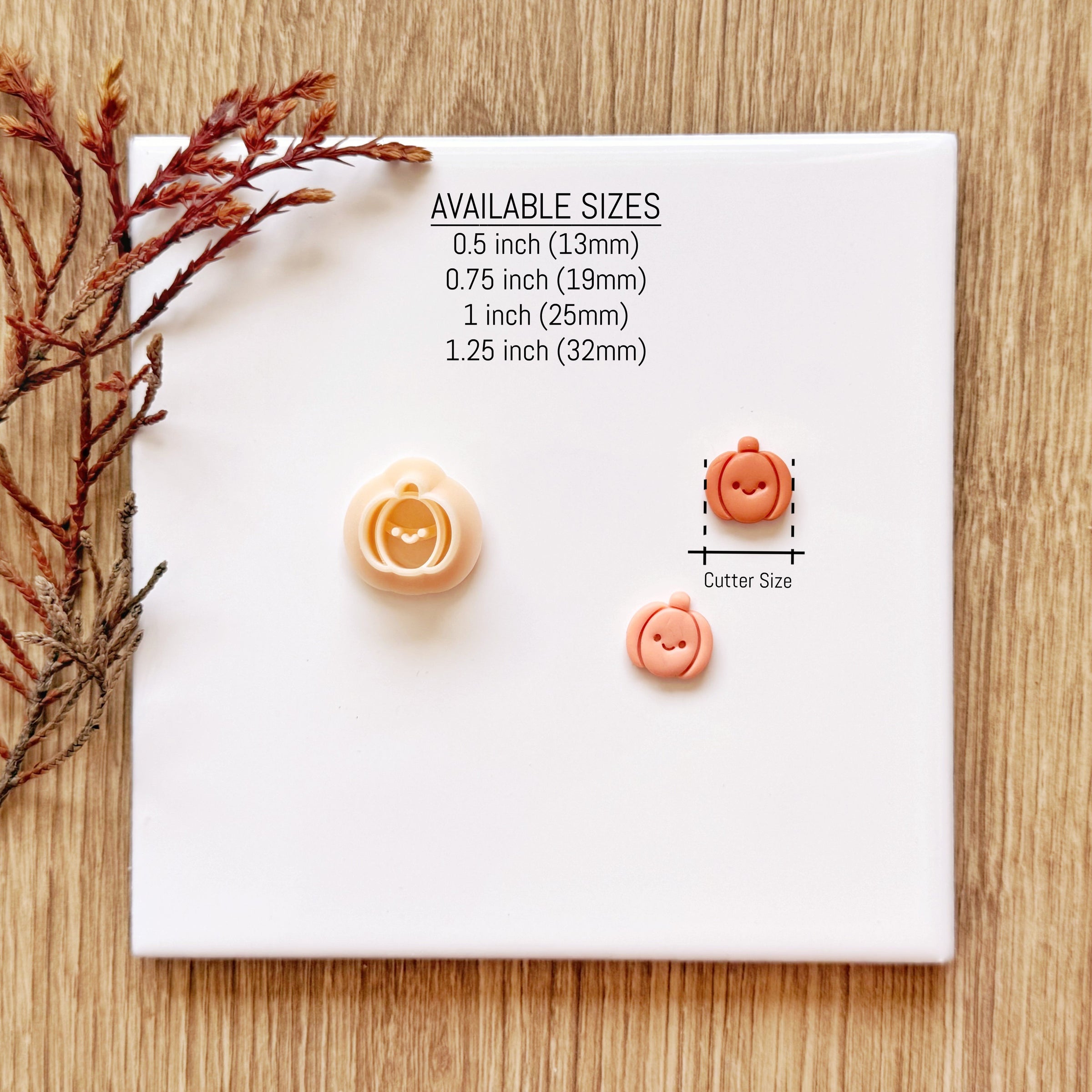 Cute Pumpkin Clay Cutter