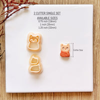 Scarf Cat Clay Cutter Set