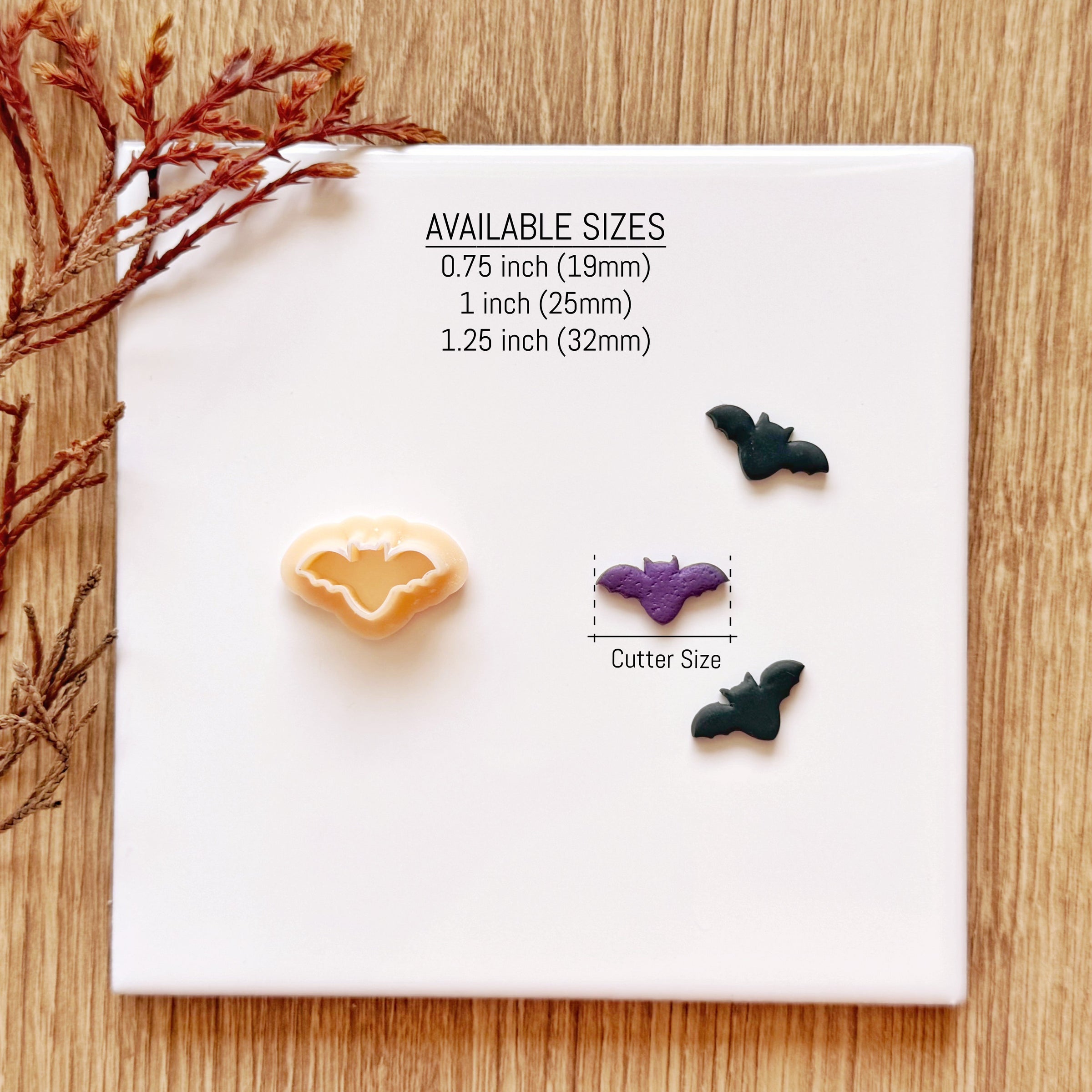 Bat Polymer Clay Cutter
