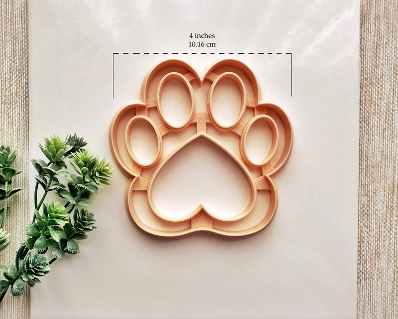 Paw Print Trinket Dish Cutter