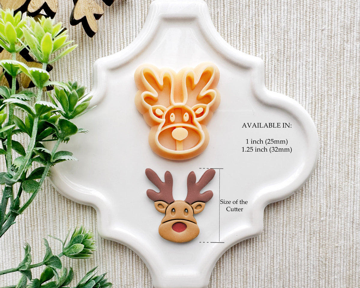 Rudolph Reindeer Christmas Clay Cutter / September 1st Launch