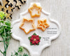 Poinsettia Flower Maker Christmas Clay Cutter Set / September 1st Launch