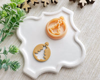 Ornament with Tree Cutout Christmas Clay Cutter / September 1st Launch