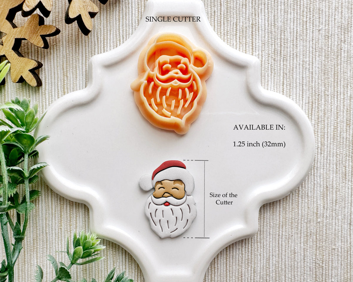 Happy Santa Christmas Clay Cutter / September 1st Launch