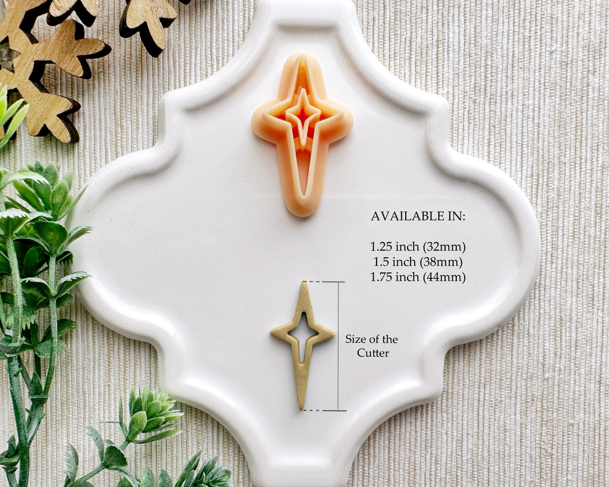 Cutout North Star Christmas Clay Cutter / September 1st Launch