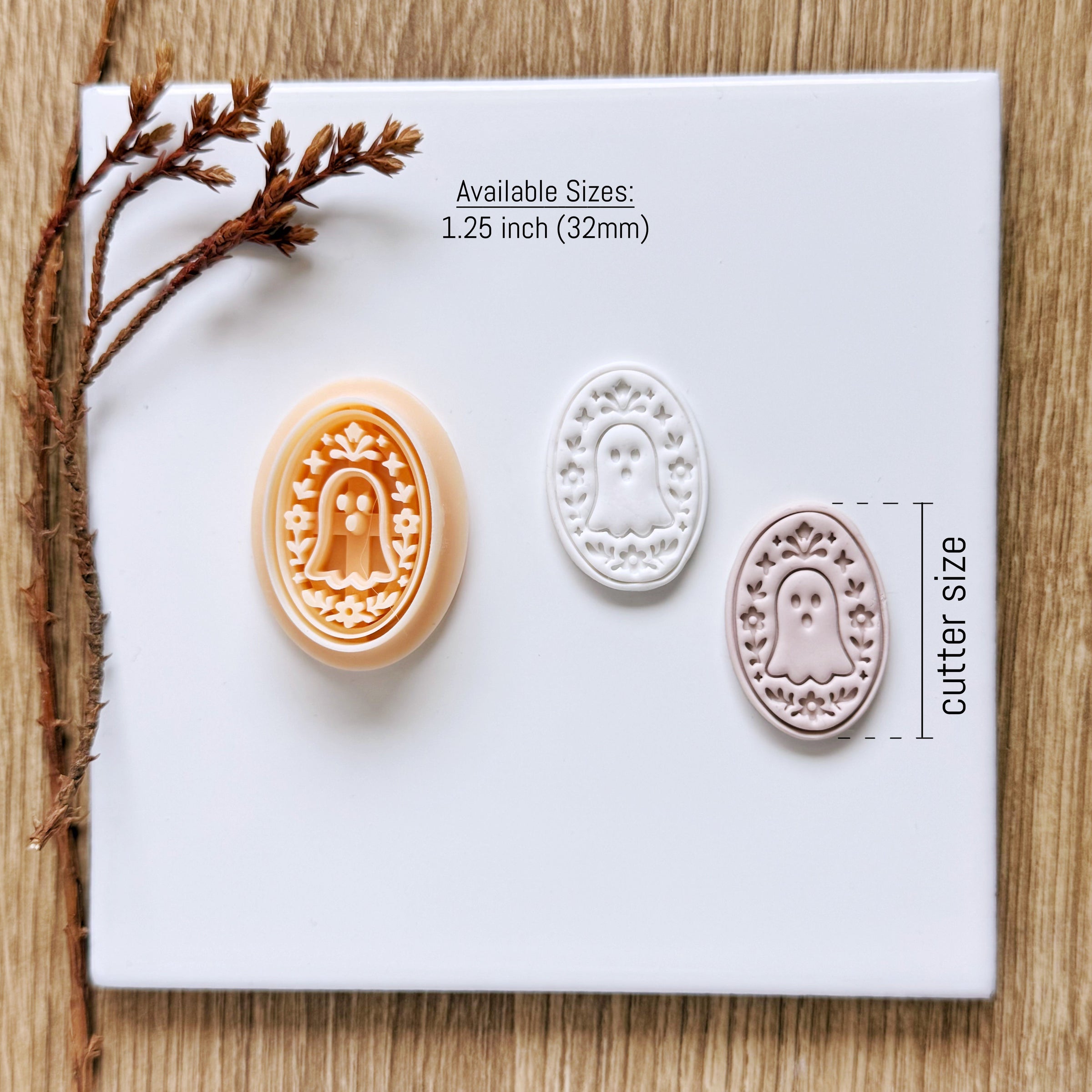 Ghost Cameo Clay Cutter