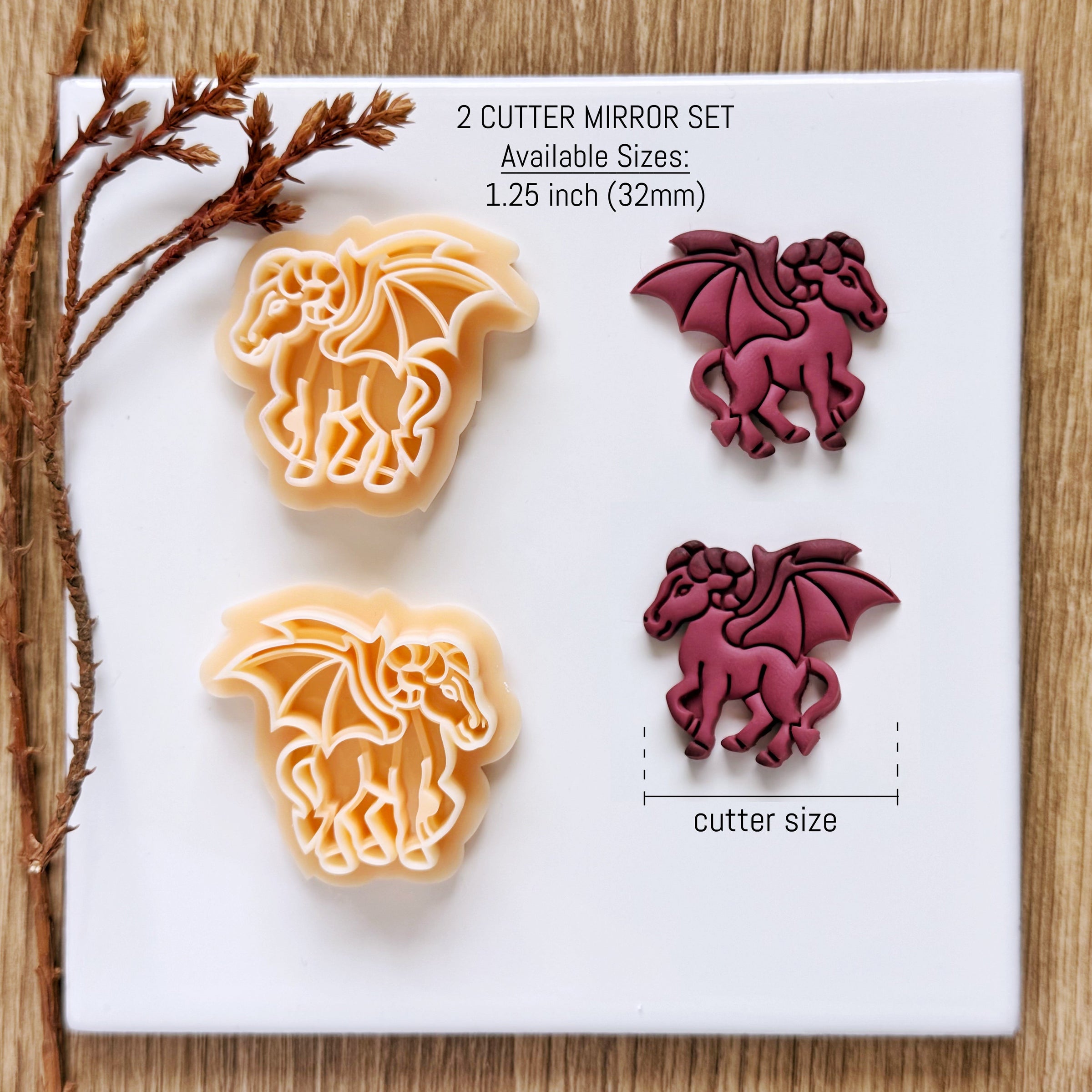Jersey Devil Cryptid Clay Cutter