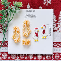 Christmas Goose Clay Cutter Set