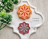 Debossing Snowflake Christmas Clay Cutter / October Launch