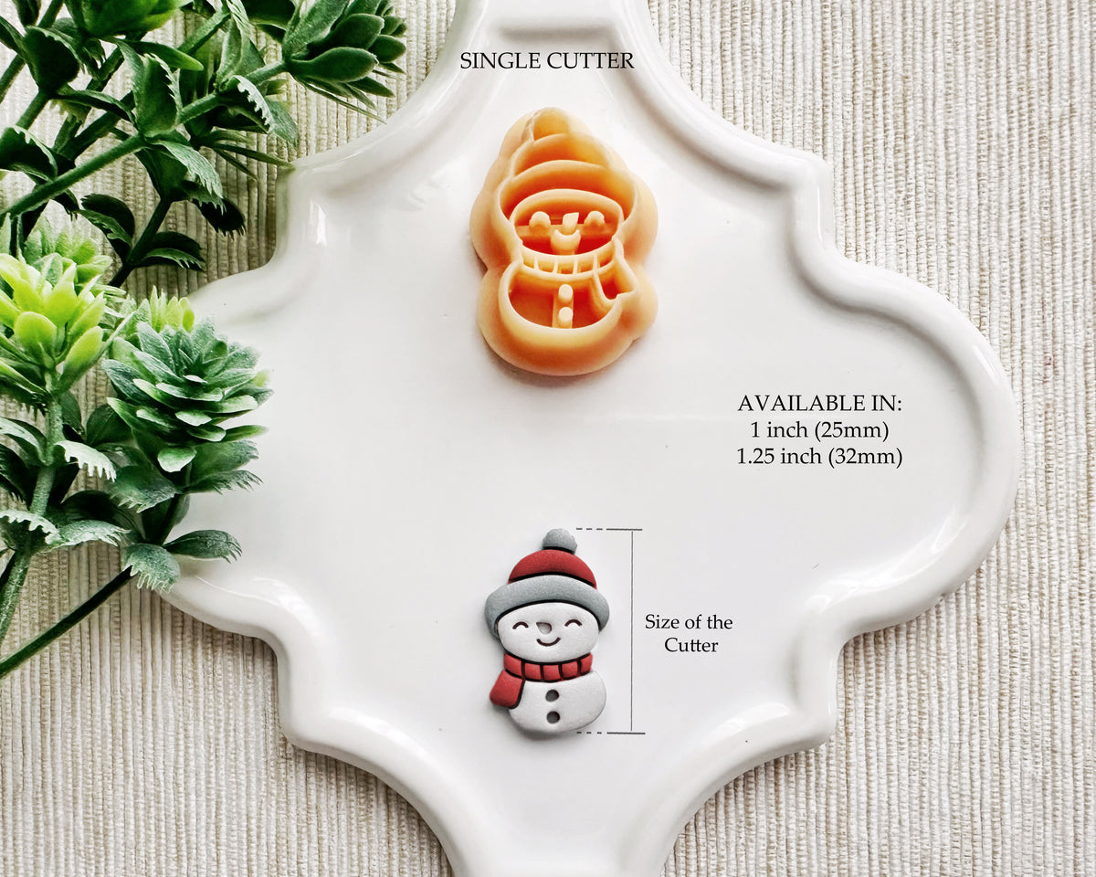 Cute Snowman Christmas Clay Cutter / October Launch