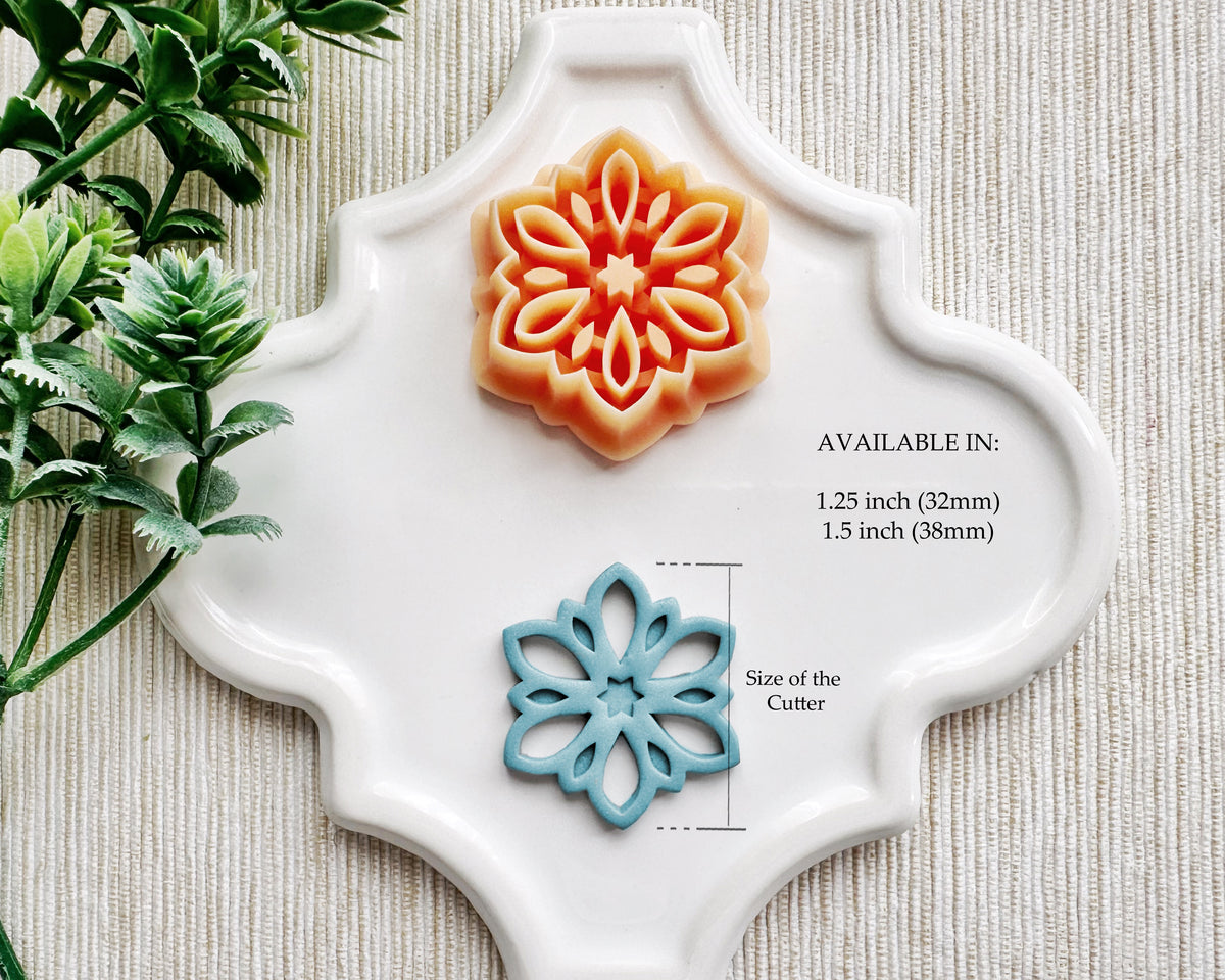 Cutout Star Snowflake Christmas Clay Cutter / October Launch