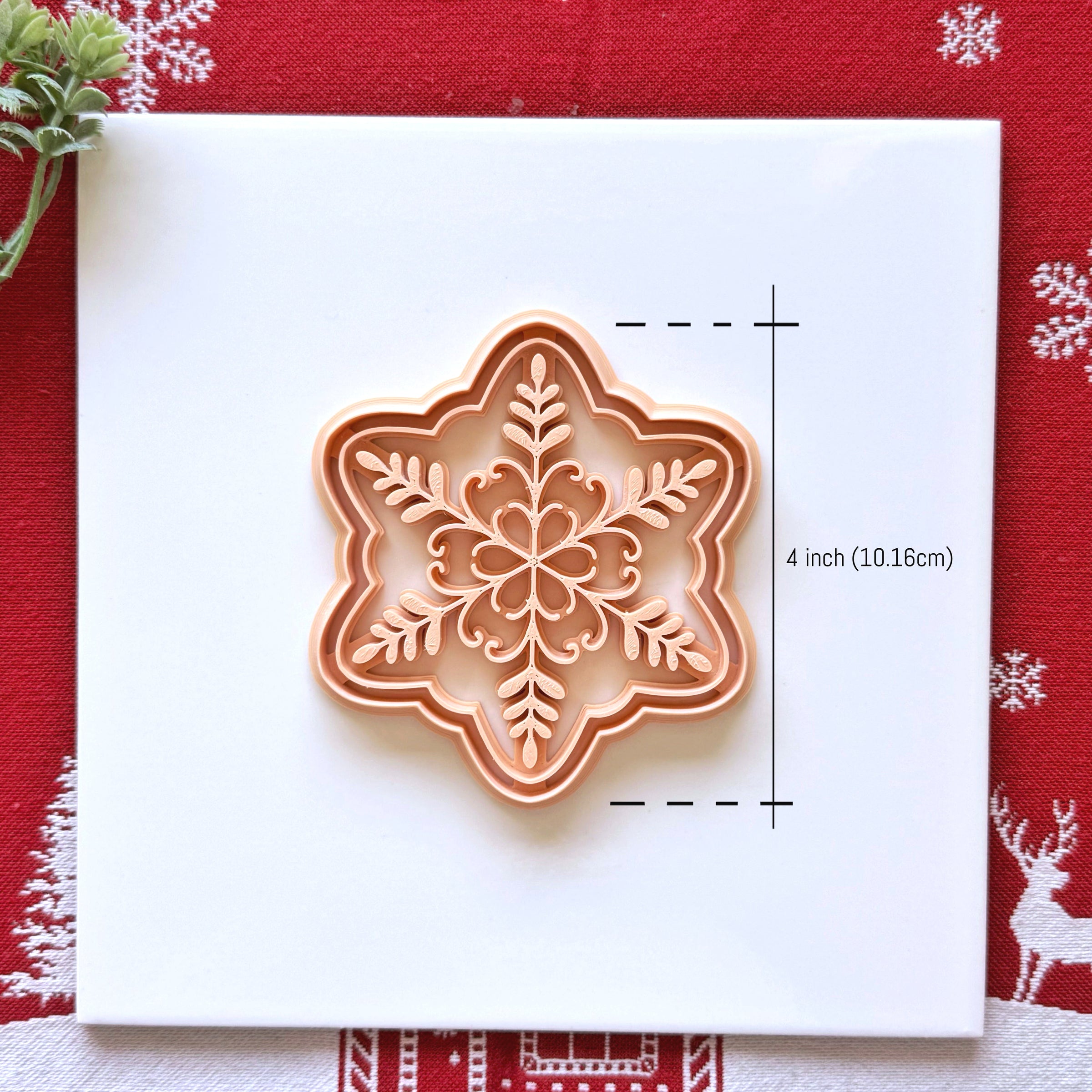 Nordic Snowflake Trinket Dish Cutter