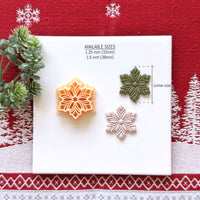Crystal Snowflake Polymer Clay Cutter