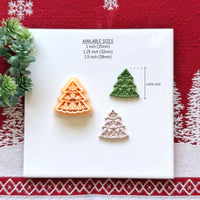 Nordic Christmas Tree Polymer Clay Cutter