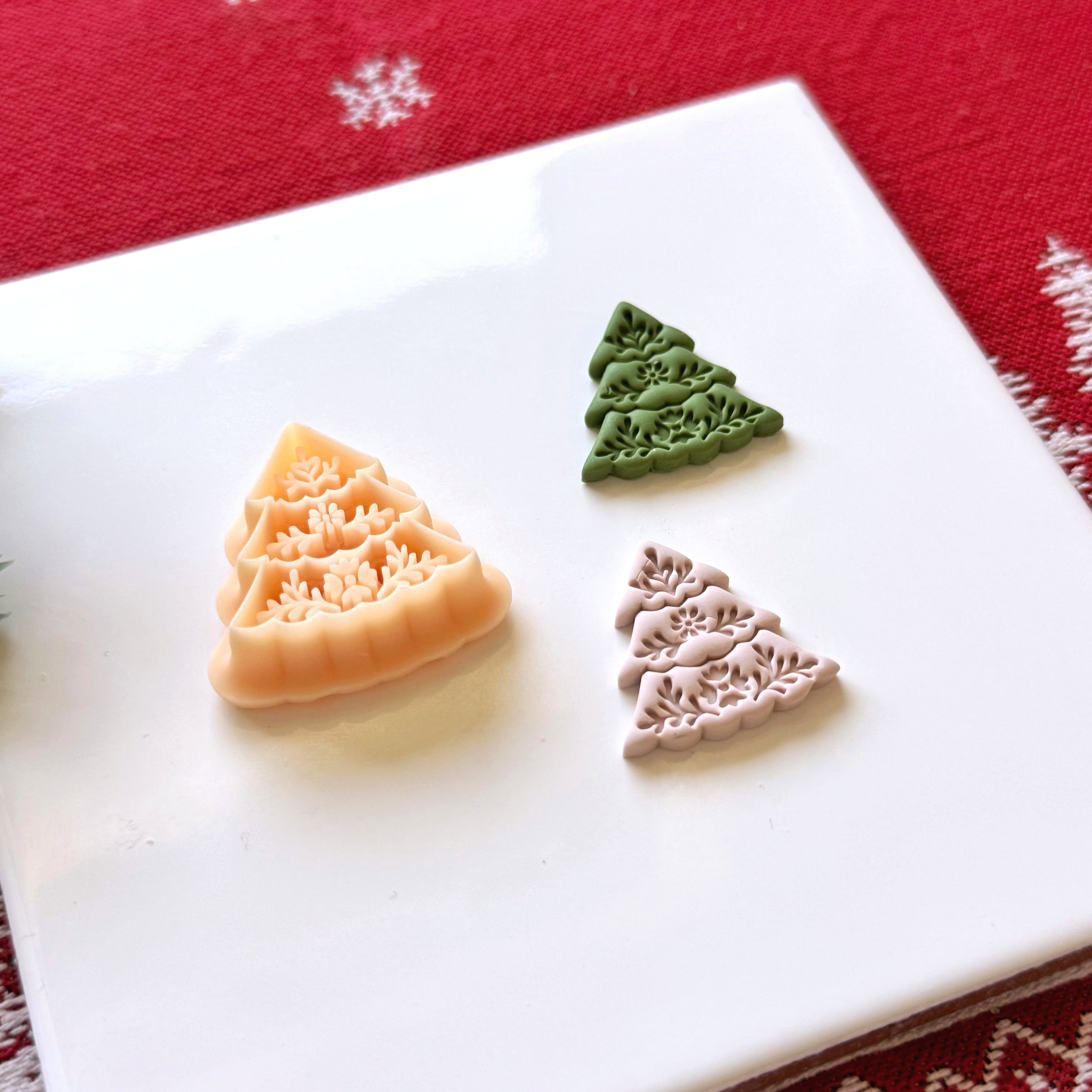 Nordic Christmas Tree Polymer Clay Cutter