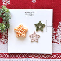 Star Snowflake Polymer Clay Cutter