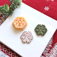 Floral Snowflake Polymer Clay Cutter