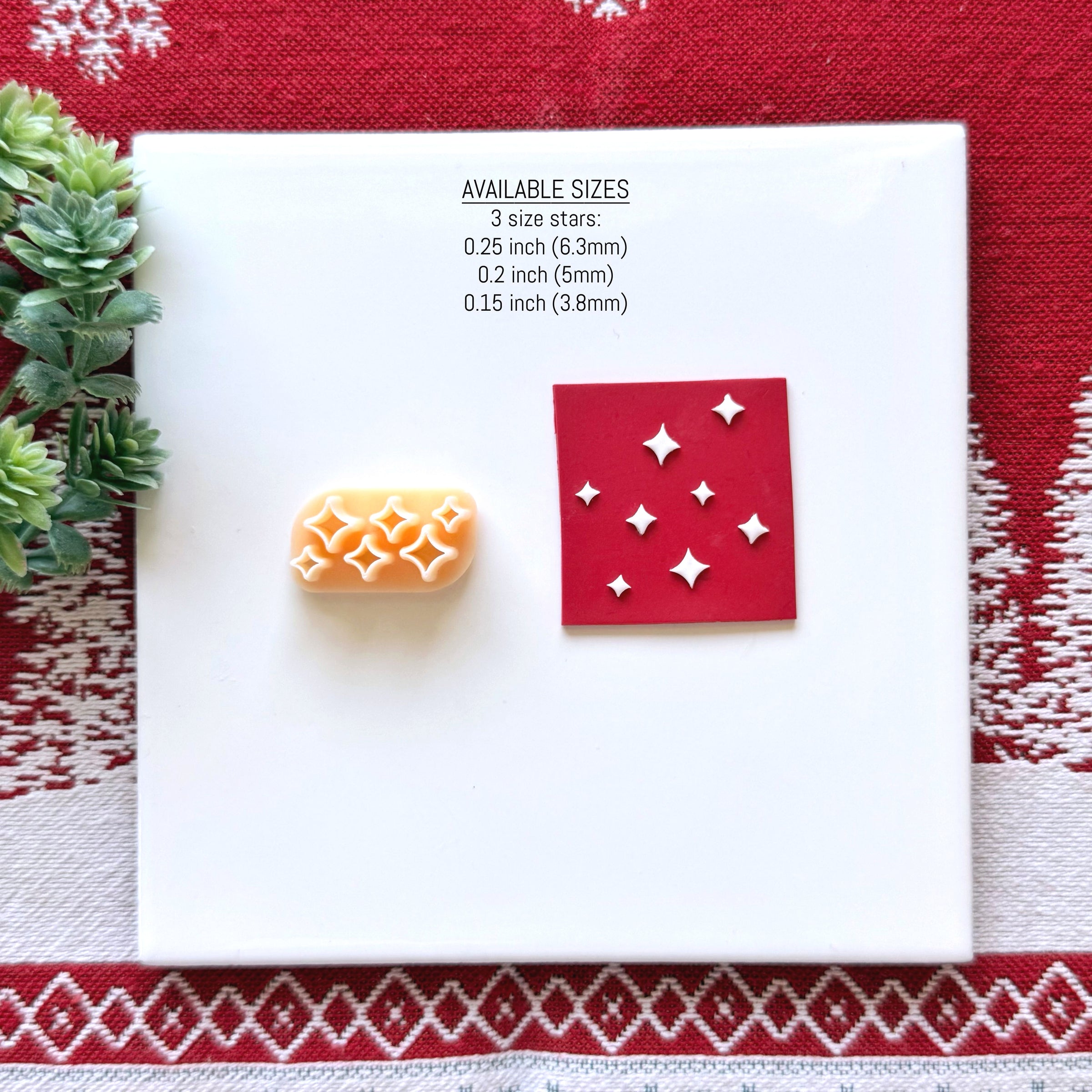 Twinkle Star Micro Cluster Polymer Clay Cutter