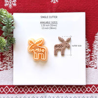 Nordic Moose Polymer Clay Cutter