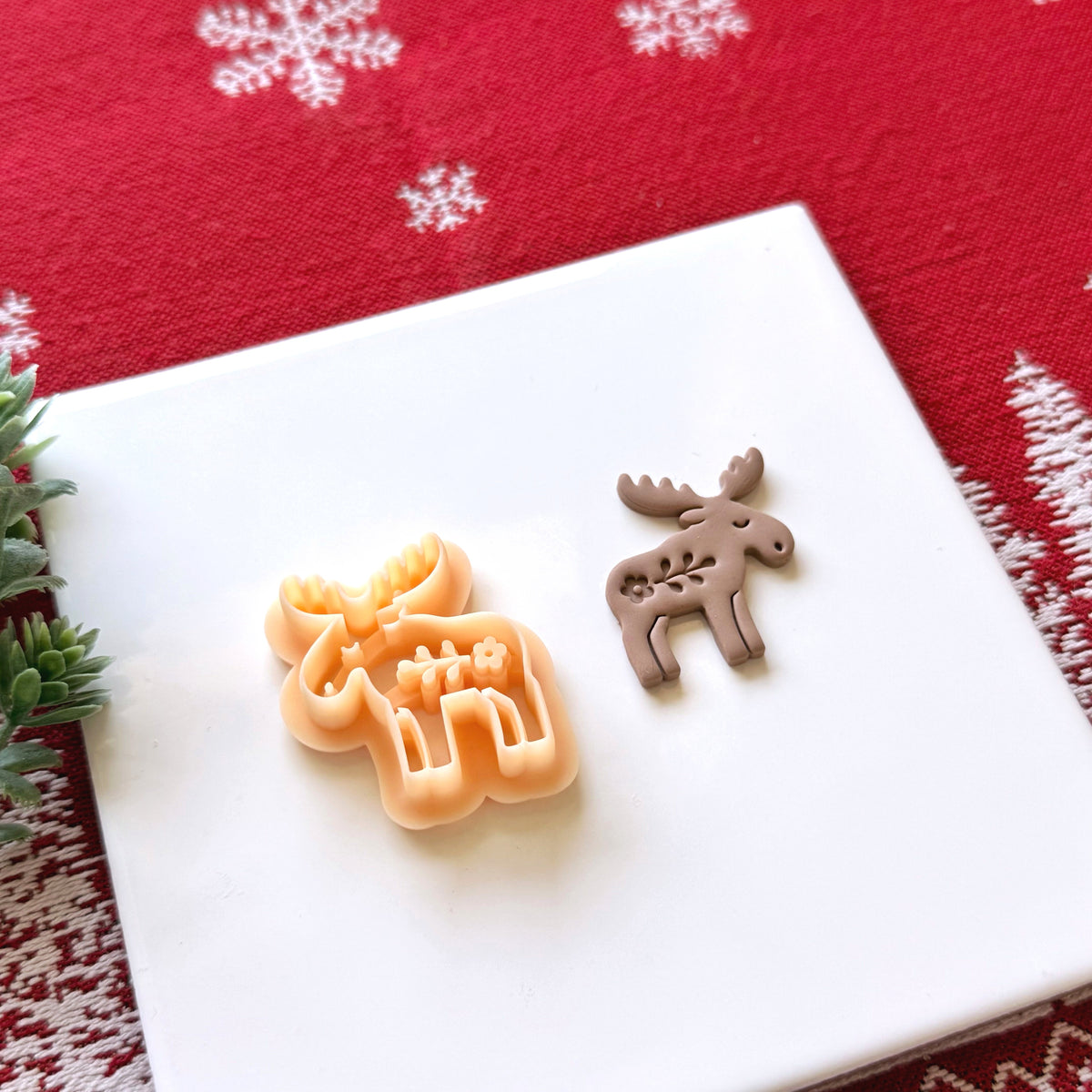 Nordic Moose Polymer Clay Cutter