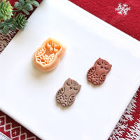 Nordic Sleepy Owl Polymer Clay Cutter