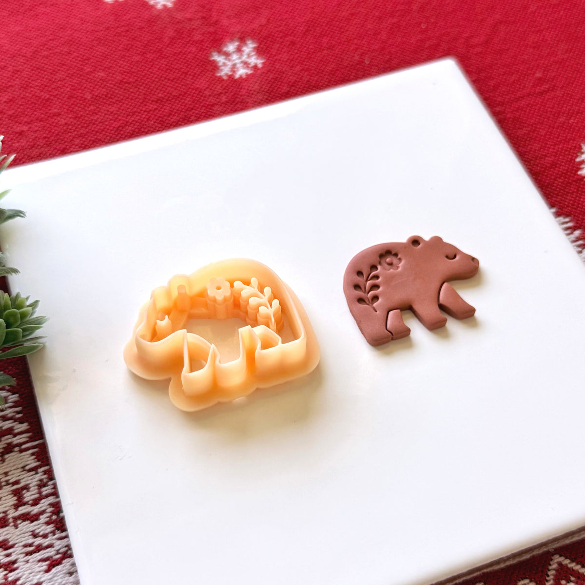 Nordic Bear Polymer Clay Cutter