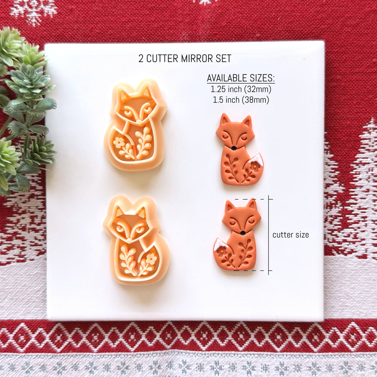 Nordic Fox Polymer Clay Cutter