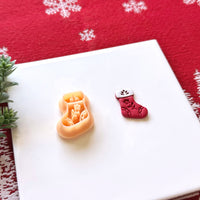 Nordic Holiday Stocking Polymer Clay Cutter