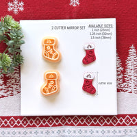 Nordic Holiday Stocking Polymer Clay Cutter