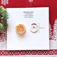 Santa Claus Face Polymer Clay Cutter