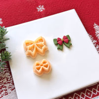 Holiday Ribbon Bow Polymer Clay Cutter Set