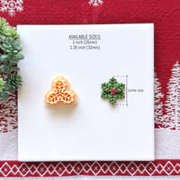 Holly Leaf Polymer Clay Cutter