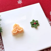 Holly Leaf Polymer Clay Cutter