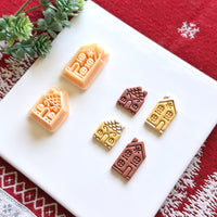 Gingerbread House Polymer Clay Cutters