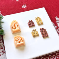 Gingerbread House Polymer Clay Cutters