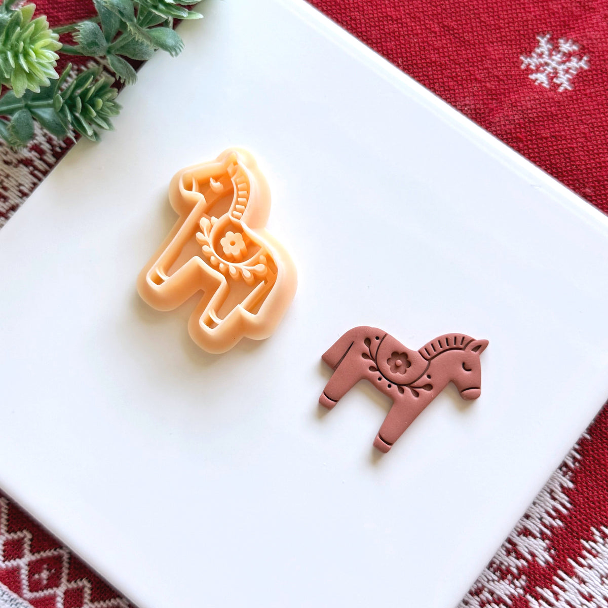 Dala Horse Polymer Clay Cutter